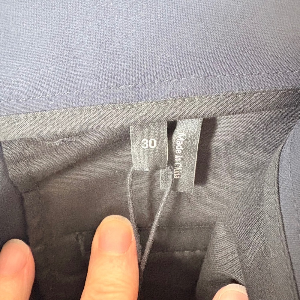 NWT Theory Zaine Precision Ponte Pant Men's 30x32 Baltic Blue Straight $225 MSRP - Picture 7 of 10